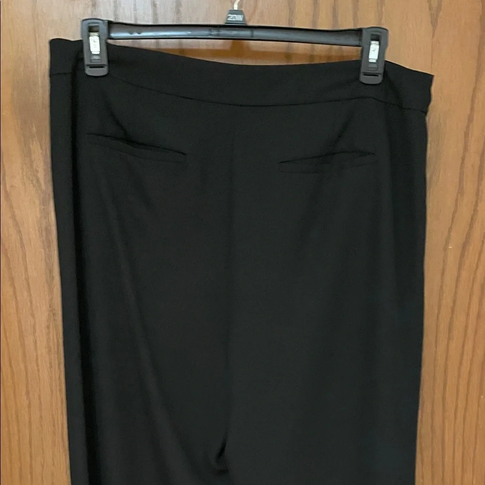 LOFT UEC Women’s Size 14 Black Dress Pants trousers with side detail 4 pockets - Picture 7 of 9